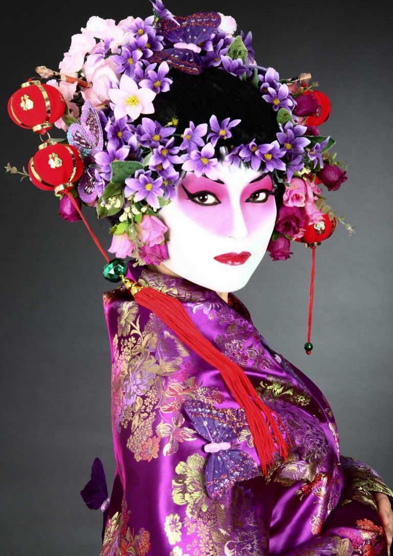 Maquillage Geisha mamzellemakeup